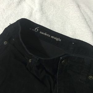Corduroy black pants